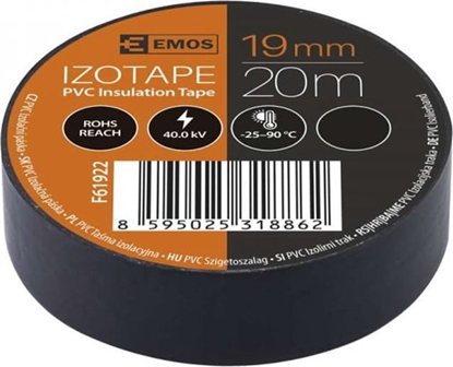 Изображение Emos PVC izoliacin juosta IZOTAPE ULTRA 19/20 juoda