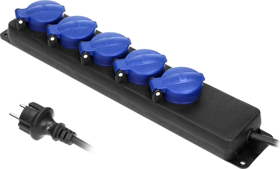 Изображение Energizer ORNO EXTENSION CABLE WORKSHOP 5x SOCKETS 5m IP44 HO5R R-F 3x1.5