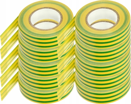 Изображение Energizer ORNO SET OF 10 INSULATING TAPES 19MM YELLOW/GREEN