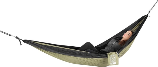 Picture of Enero HAMAK TURYSTYCZNY 2 OSOBOWY 270X140CM ZIELONO CZARNY