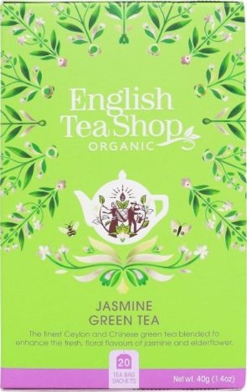 Picture of English Tea Sho Herbata zielona jaminowa (20x2) BIO 40 g