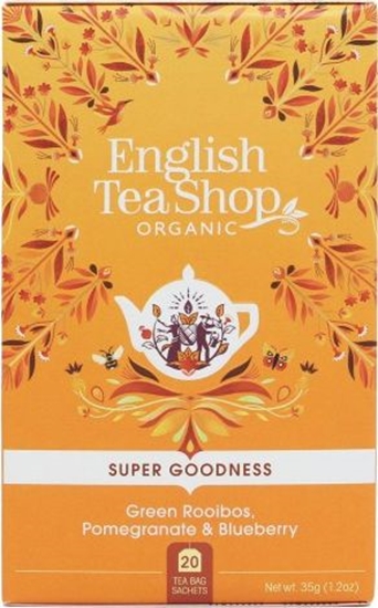 Picture of English Tea Sho Herbata zielona z Rooibos,granatem i jagod (20x1,75) BIO 35 g