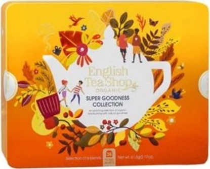 Picture of English Tea Sho Zestaw herbatek Super Goodness Collection w ozdobnej puszce 36szt. 61.5 g