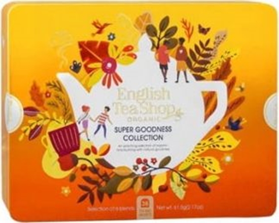 Picture of English Tea Sho Zestaw herbatek Super Goodness Collection w ozdobnej puszce 36szt. 61.5 g