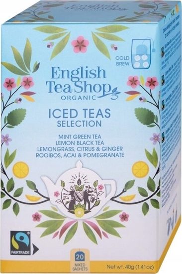 Picture of English Tea Shop English Tea Shop, Herbata BIO, 2024 Iced Teas Selection,  20 saszetek, Mix 4 smaków