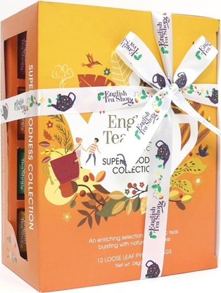 Picture of English Tea Shop Zestaw herbat Super Goodness 12 piramidek