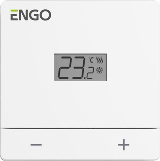 Изображение Engo Przewodowy regulator temperatury, biay zasilanie sieciowe 230V EASY230W