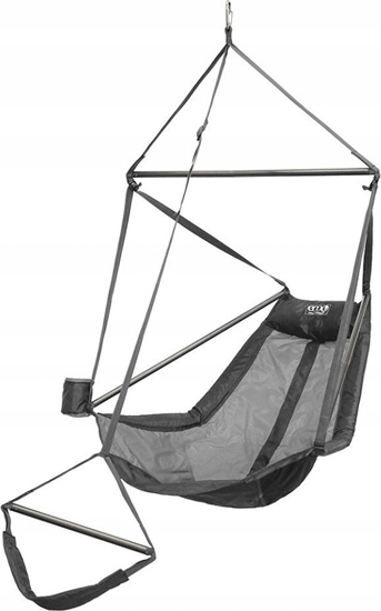 Picture of Eno Lounger Hanging Chair, Grey/ Charcoal