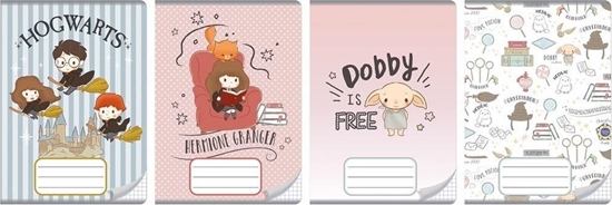 Picture of EPLUSM ZESTAW 4x ZESZYT W KRATK 16k HARRY POTTER ANIME