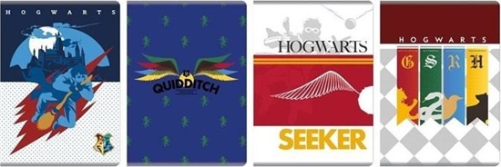 Picture of EPLUSM ZESTAW 4x ZESZYT W KRATK 60k HARRY POTTER