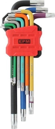 Изображение EPM KOMPLET KLUCZY TORX RED LINE 9 SZT. (1 KPL)