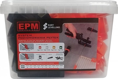 Attēls no EPM SYSTEM UKÅADANIA PÅYTEK EASY LEVELING 50 KLIN+ 100 KLIPS 1MM