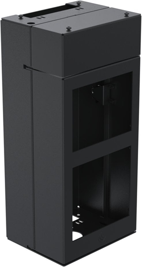 Picture of Ergonomic Solutions SpacePole Kiosk Kiosk center module (Integrated printer and scanner), Center module, Black, Metal, GFS4470, GFS4500 Serie, H400, HSP-100, Magellan 1500i, Mc Print2-3, SRP-Q300, TCx 6145-1TN, TM..., 206 mm, 165.9 mm