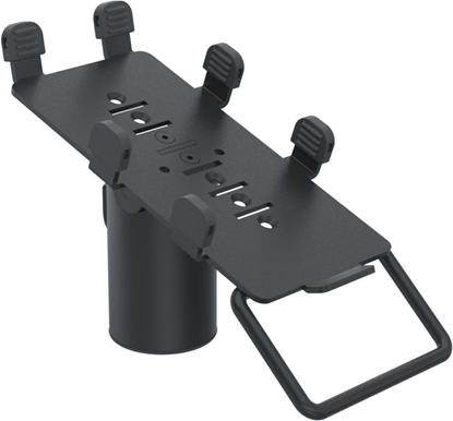 Picture of Ergonomic Solutions SpacePole Payment P630 DuraTilt SP1 (with handle), POS mount, Black, Metal, 210°, 10 - 70°, VeriFone