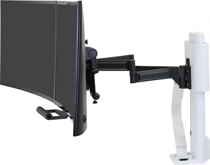 Attēls no Ergotron ERGOTRON Trace Dual Monitors, Panel Clamp, Bright 45-631-216 Uchwyt stoowy