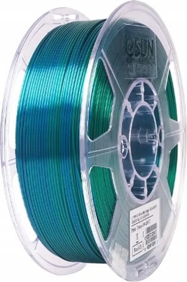 Picture of eSun ePLA-Silk Magic - Dual Colors 1kg 1.75mm - Green/Blue