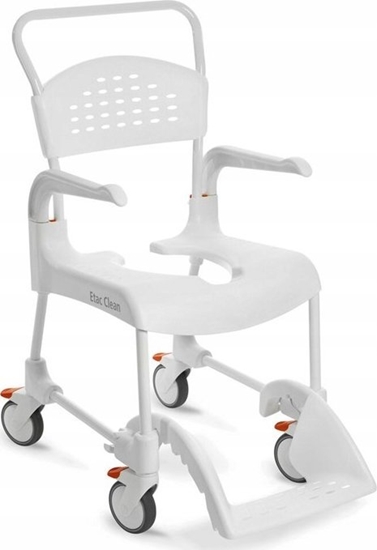 Picture of Etac Clean wózek toaletowo-prysznicowy szer/wys. siedziska 48X55 cm. kol. nienybiay