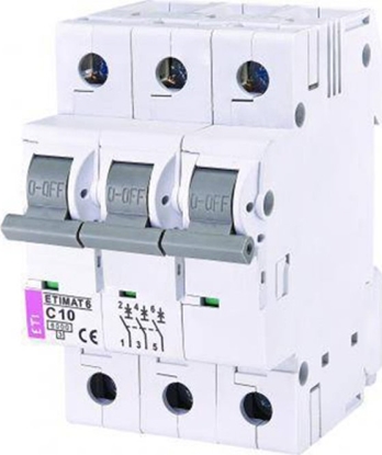 Picture of ETI CIRCUIT BREAKER 3P 6KA C-10AE