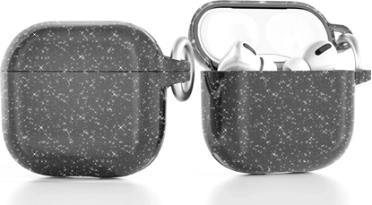 Picture of Etui brokatowe na AirPods 4 - czarne