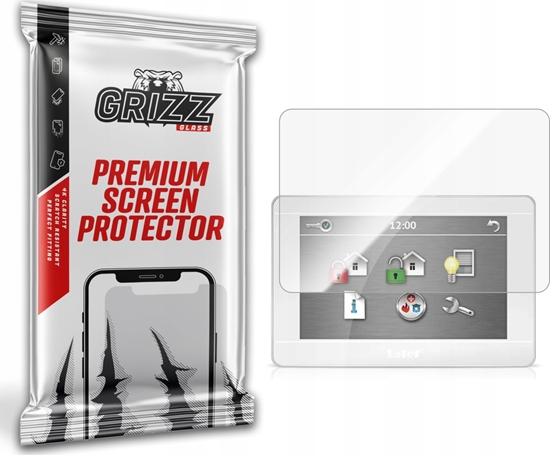 Picture of Etui do nawigacji GrizzGlass Folia ceramiczna GrizzGlass CeramicFilm do manipulatora alarmowego Satel INT-TSH-WSW 7"