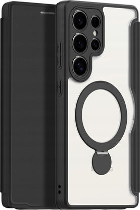 Picture of Etui Dux Ducis Skin X Pro na Samsung Galaxy S25 Ultra z MagSafe i portfelem - czarne