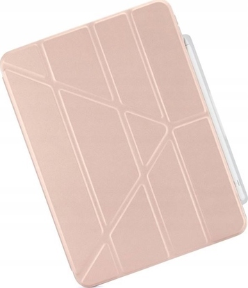 Attēls no Etui na tablet Pipetto Pipetto Origami No3 Pencil Case, metallic pink - iPad 10.9 (2022)