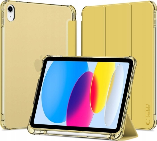Picture of Etui na tablet Tech-Protect TECH-PROTECT SC PEN HYBRID IPAD 10.9 10 / 2022 CRYSTAL YELLOW
