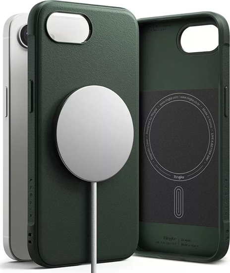 Picture of Etui Ringke Onyx Magnetic MagSafe do iPhone 16e Dark Green