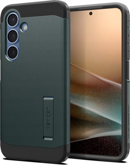 Picture of Etui Spigen Tough Armor MagSafe do        Samsung Galaxy S25+ zielony