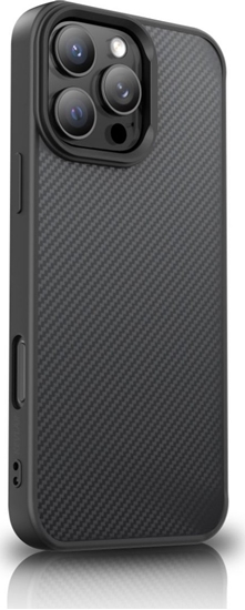 Picture of Wozinsky Wozinsky Carbon Fiber Case with MagSafe for Samsung Galaxy S25 - Black