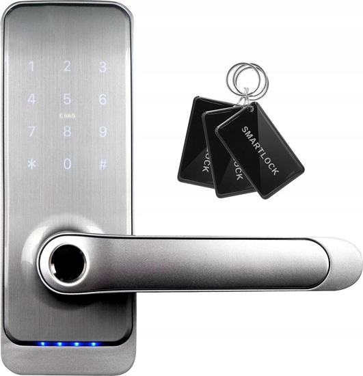 Picture of Eura Klamka z kontrolerem dostpu EURA ELH-01H4 silver