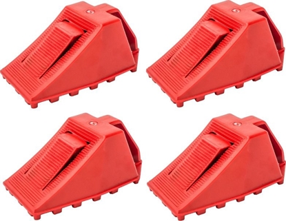 Picture of Eurofirany Kliny pod koa z blokad kolor czerwony (komplet 4 szt.)