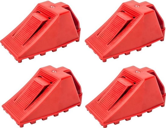 Picture of Eurofirany Kliny pod koa z blokad kolor czerwony (komplet 4 szt.)