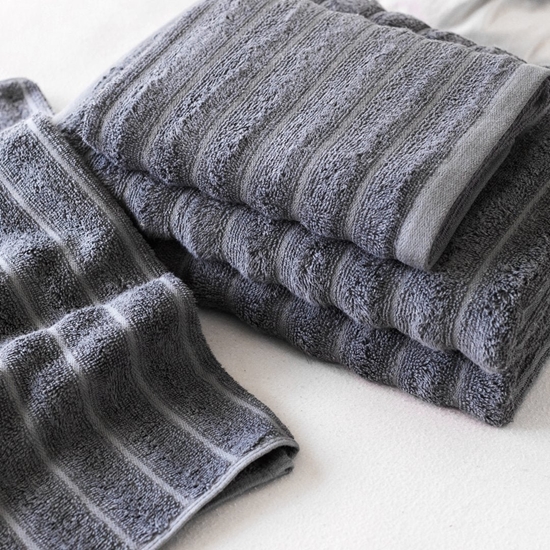 Picture of Eurofirany OlsenHome - Bambus Håndklæder - 4 Pak 70X140cm + 50X70cm koksgrå