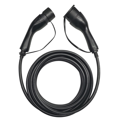 Attēls no EV Charge AUX165T2 Premium EU CE Universālais Kabelis 11 KW 16A Tips 2 uz Tips 2 5M Melns