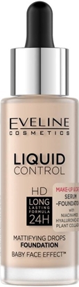 Изображение Eveline Eveline Liquid Control HD Podkad do twarzy z dropperem nr 002 Soft Porcelain 32ml