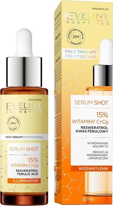 Attēls no Eveline Face Therapy Professional Serum Shot - kuracja rozwietlajca z 15% witamin C 30ml