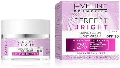 Picture of Eveline Perfect Bright Rozjaniajcy lekki krem do twarzy na dzie SPF20 50ml