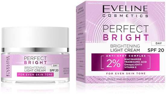 Picture of Eveline Perfect Bright Rozjaniajcy lekki krem do twarzy na dzie SPF20 50ml