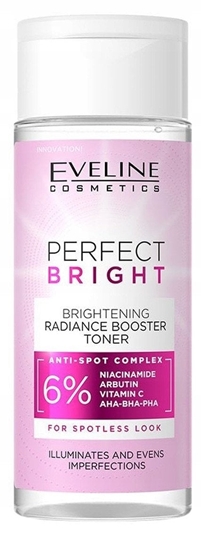 Изображение EVELINE_Perfect Bright rozjaniajcy tonik do twarzy wzmacniajcy blask 150ml