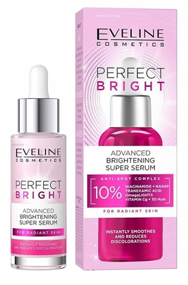 Picture of EVELINE_Perfect Bright zaawansowane super serum do twarzy rozjaniajce 30ml