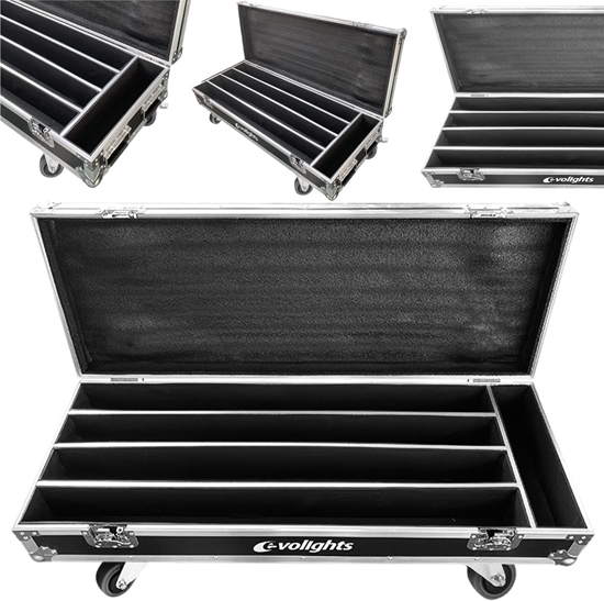 Picture of EVOLIGHTS GLAZE BAR CASE 4IN1 solidna skrzynia transportowa z kókami na 4 listwy owietleniowe