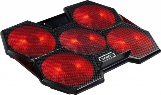 Picture of Evolveo EVOLVEO Ania 14, chladicí podstavec pro notebook, ervené podsvícení