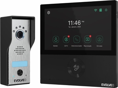 Picture of Evolveo EVOLVEO DoorPhone AHD7, Sada domácího WiFi videotelefonu s ovládáním brány nebo dveí erný monitor