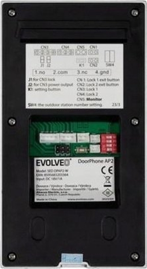 Picture of Evolveo EVOLVEO DoorPhone AP2-2 drátový videotelefon pro dva byty s aplikací