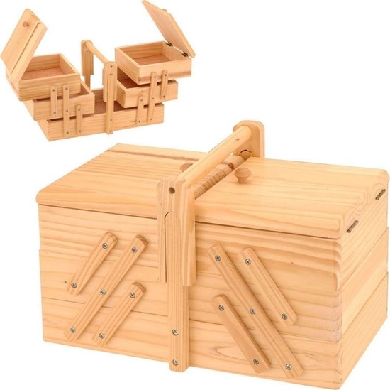 Изображение Excellent Houseware Niciarka / organizer / pojemnik na nici, biuterie uniwersalny