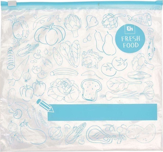 Изображение Excellent Houseware Worki woreczki torebki strunowe do przechowywania ywnoci 10 x 3L