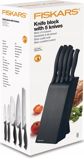 Picture of Excellent Houseware Zestaw komplet 5 noy Fiskars 1073023 czarny