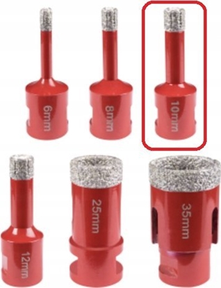 Attēls no EXPERT 10 mm otwornica diamentowa; m14; max 12000 obr/min [Expert] - 1sz