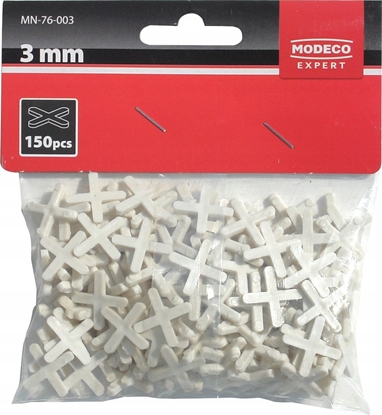 Изображение EXPERT KRZYYKI DYSTANSOWE DO GLAZURY 3.0 MM 150 SZT CLIP-STRIP [EXPERT] - 1op